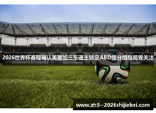 2026世界杯赛程确认美墨加三东道主锁定ABD组分组格局受关注