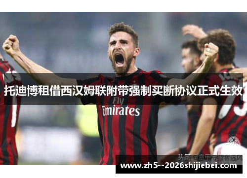 托迪博租借西汉姆联附带强制买断协议正式生效